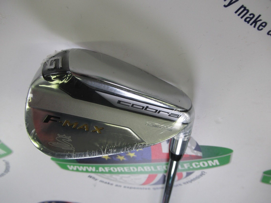 New Cobra F-Max Gap Wedge With Steel Shaft Regular Flex Lamkin Crossline Black Grip