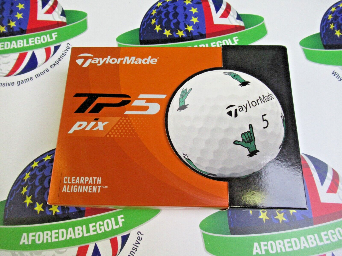 new 12 taylormade vault limited edition tp5 pix Halloween golf balls