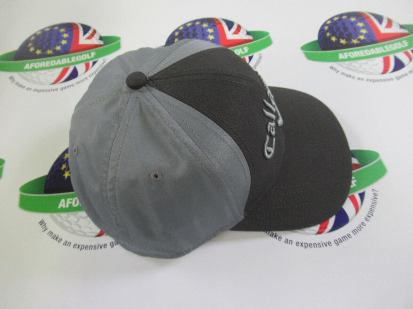 callaway golf high crown grey tone snap back adjustable golf cap