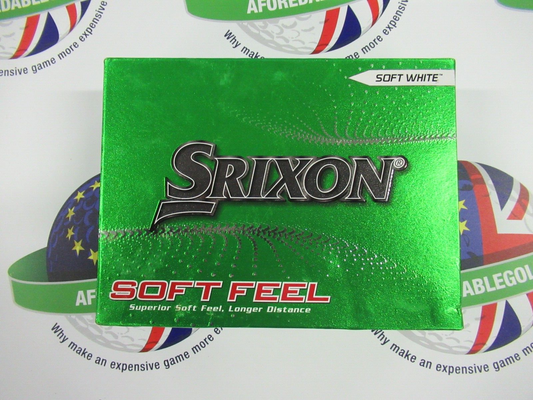 srixon soft feel white 1 dozen golf balls