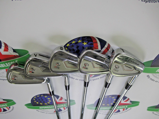 used taylormade rsi forged iron set 6-9 iron & pw project x 6.5 steel shafts x-flex