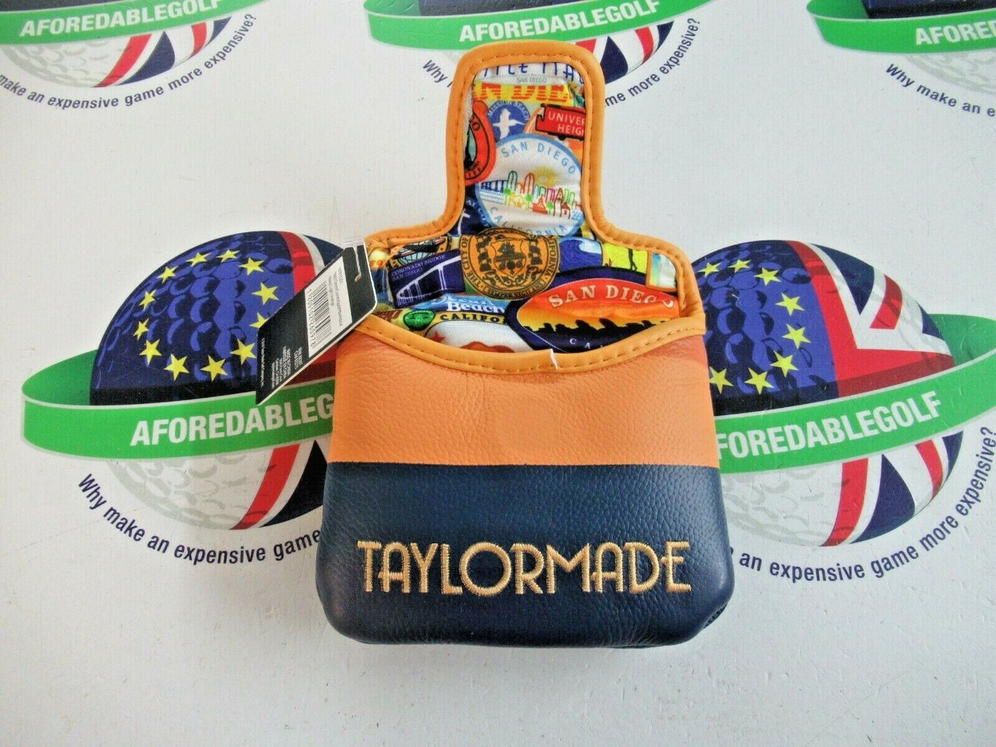 new taylormade vault limited edition summer spider mallet putter head cover