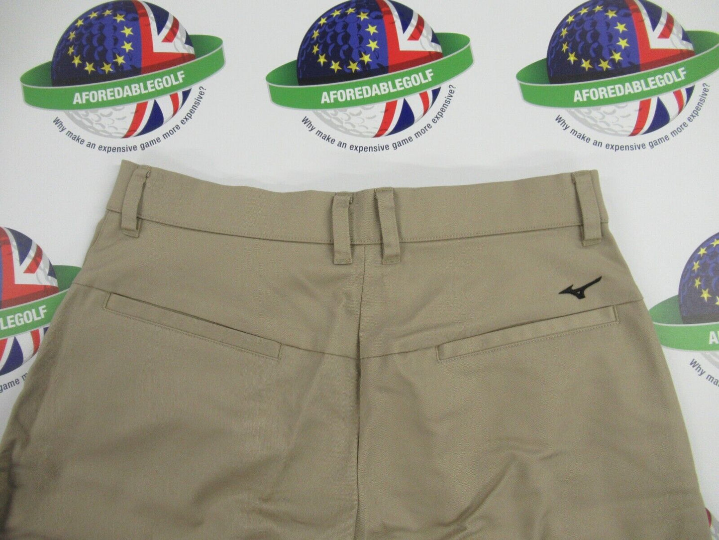 mizuno miz stroller shorts beige waist 32"