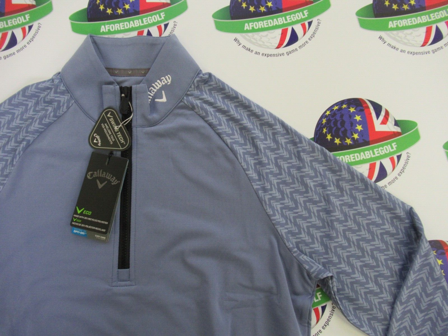Callaway 1/4 Zip Odyssey Blocked Pullover Infinity Uk Size Small