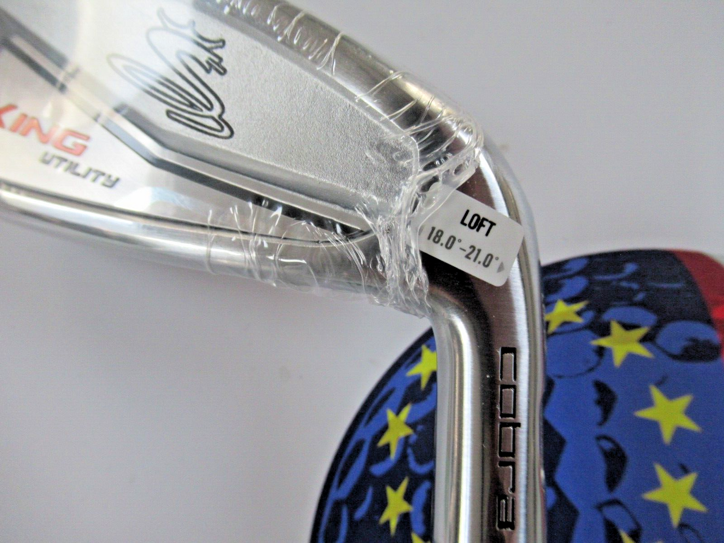cobra king utility 18-21 degree adjustable #3 driving iron kbs pgi 75g regular