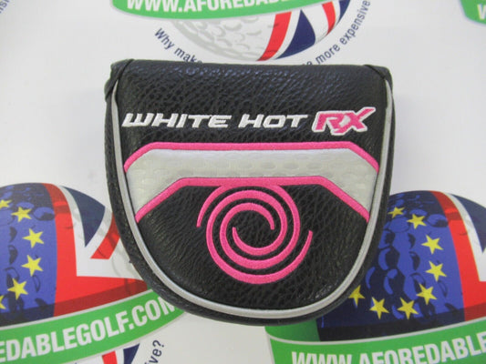 new odyssey white hot rx pink mallet putter cover