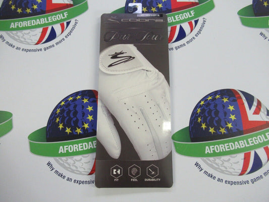 cobra pur tour cabretta leather left hand golf glove size xl