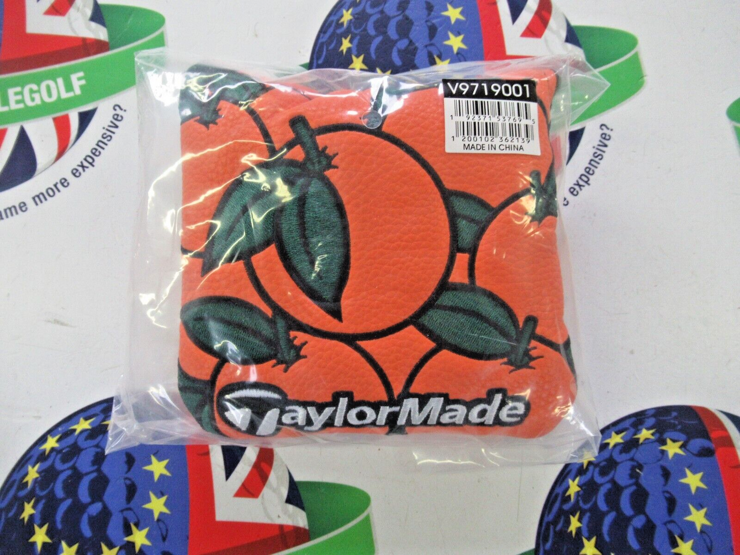 new taylormade vault limited edition freshly squeezed mallet putter head cover