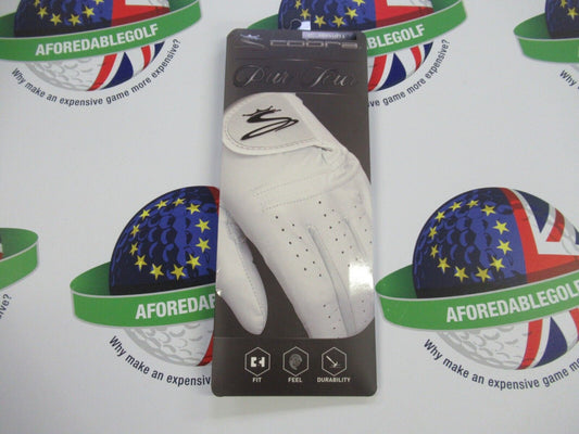 cobra pur tour cabretta leather left hand golf glove size large