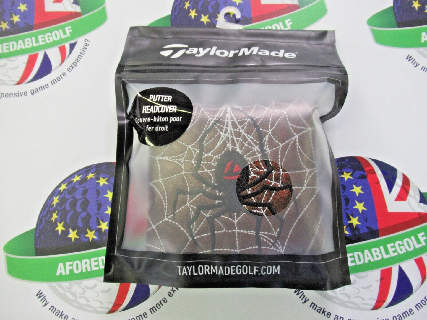 New TaylorMade Arachnid Mallet Putter Headcover - Vault Limited Edition