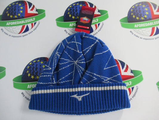 MIZUNO BREATH THERMO GRAPHIC BEANIE BLUE