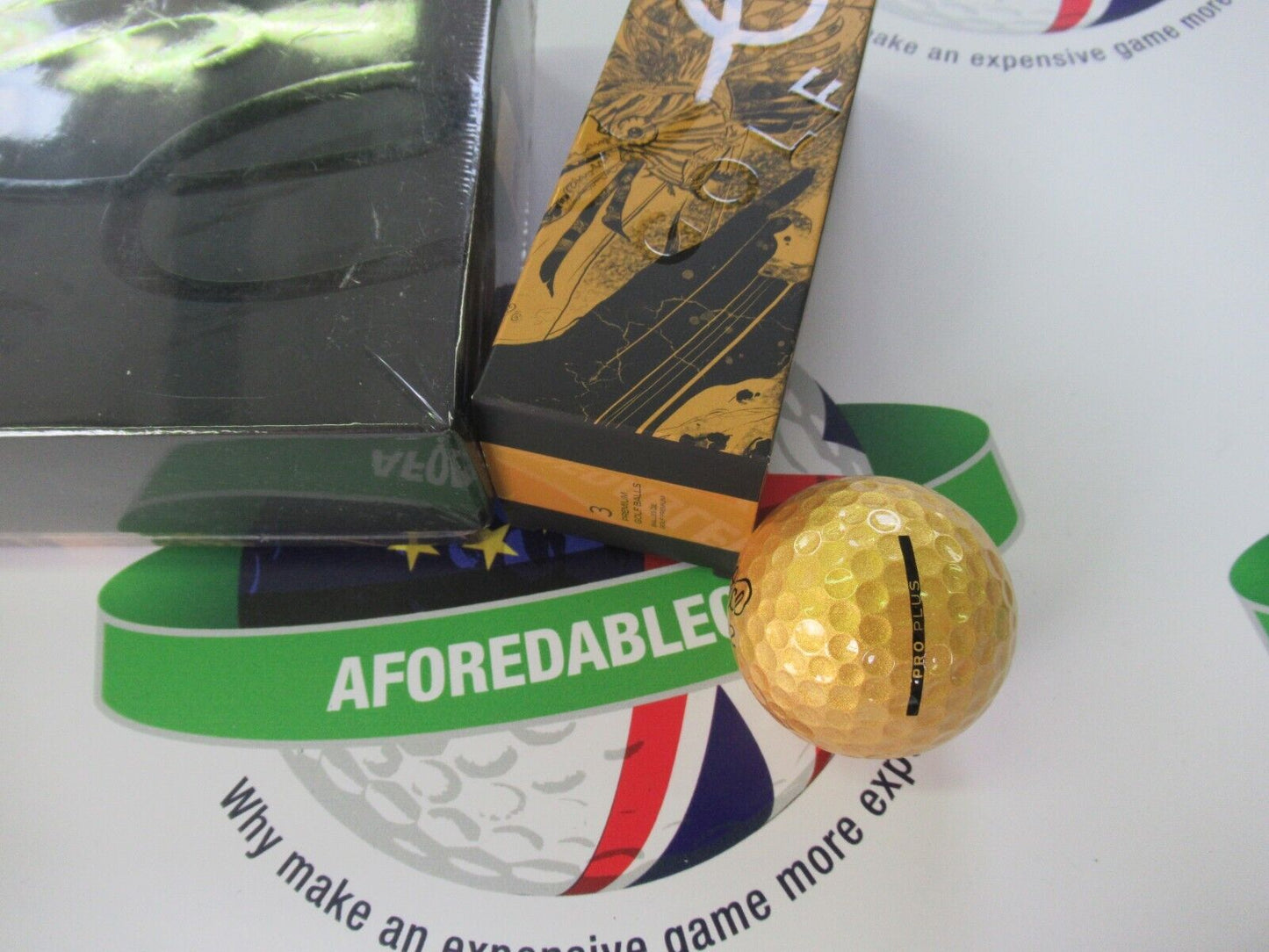 new 1 dozen vice pro gold limited edition golf balls