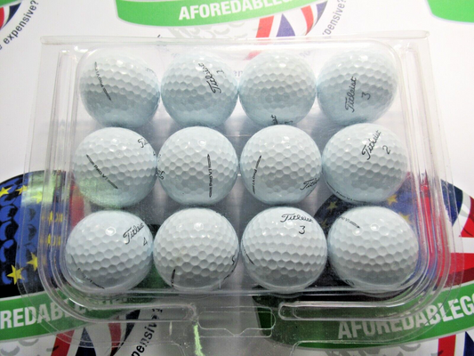 12 titleist pro v1 2023/2024 golf pearl/pearl 1 grade