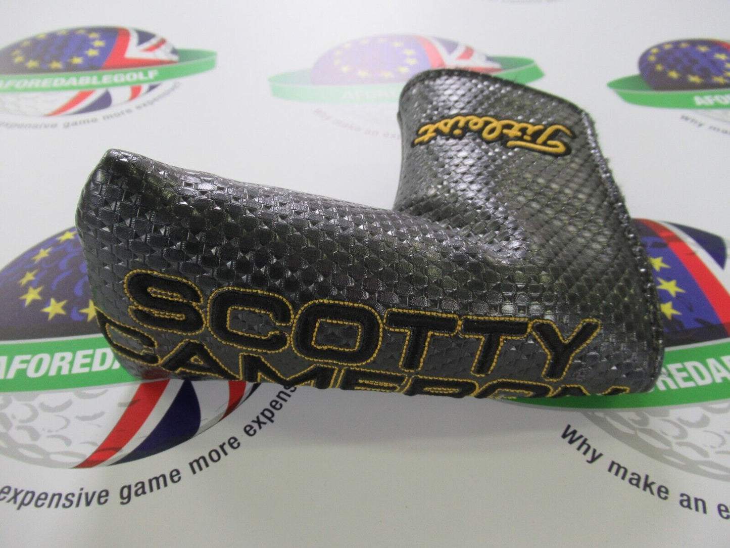 used scotty cameron golo blade putter head cover