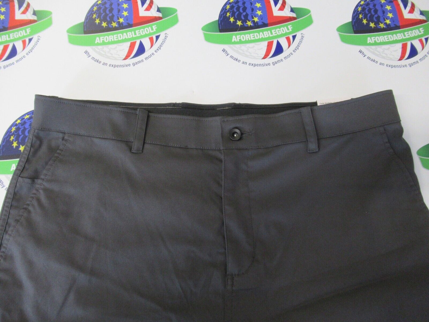 nike golf uv chino trousers slim fit dark smoke grey waist 38" leg 30"