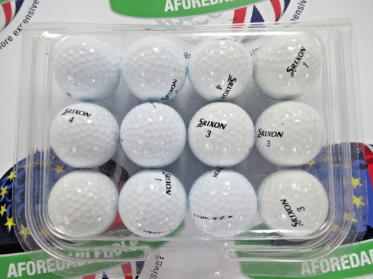 12 srixon z-star golf balls pearl/pearl 1 grade