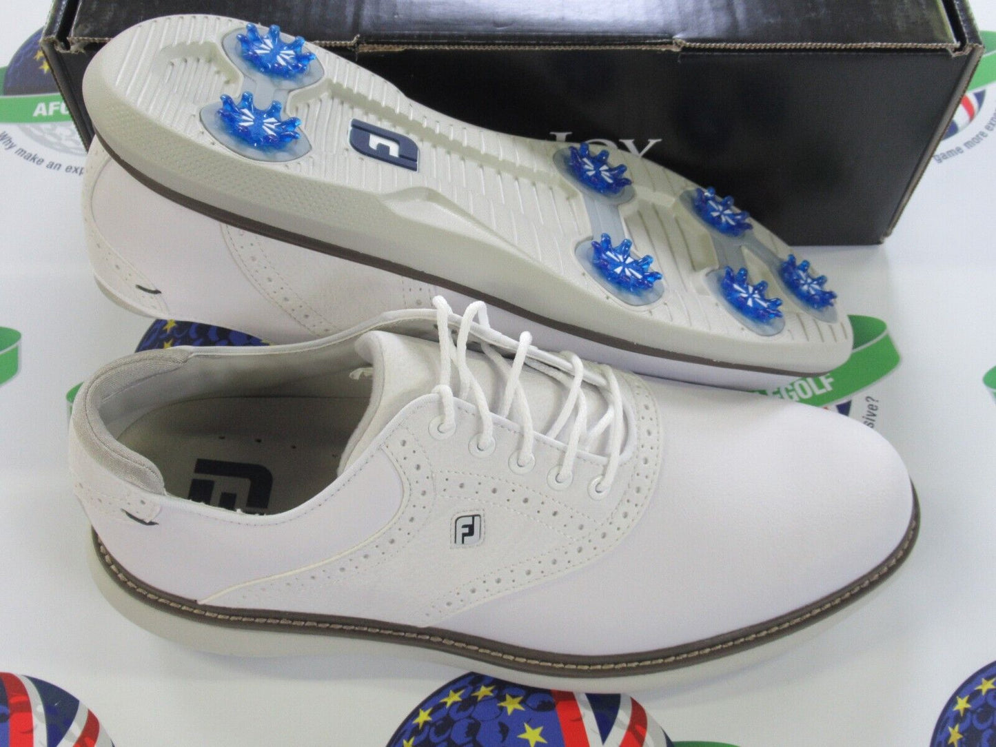 footjoy traditions waterproof golf shoes 57903k white 11 medium
