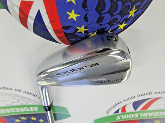 cobra king left hand forged tec utility #3 iron kbs $-taper lite 105 regular