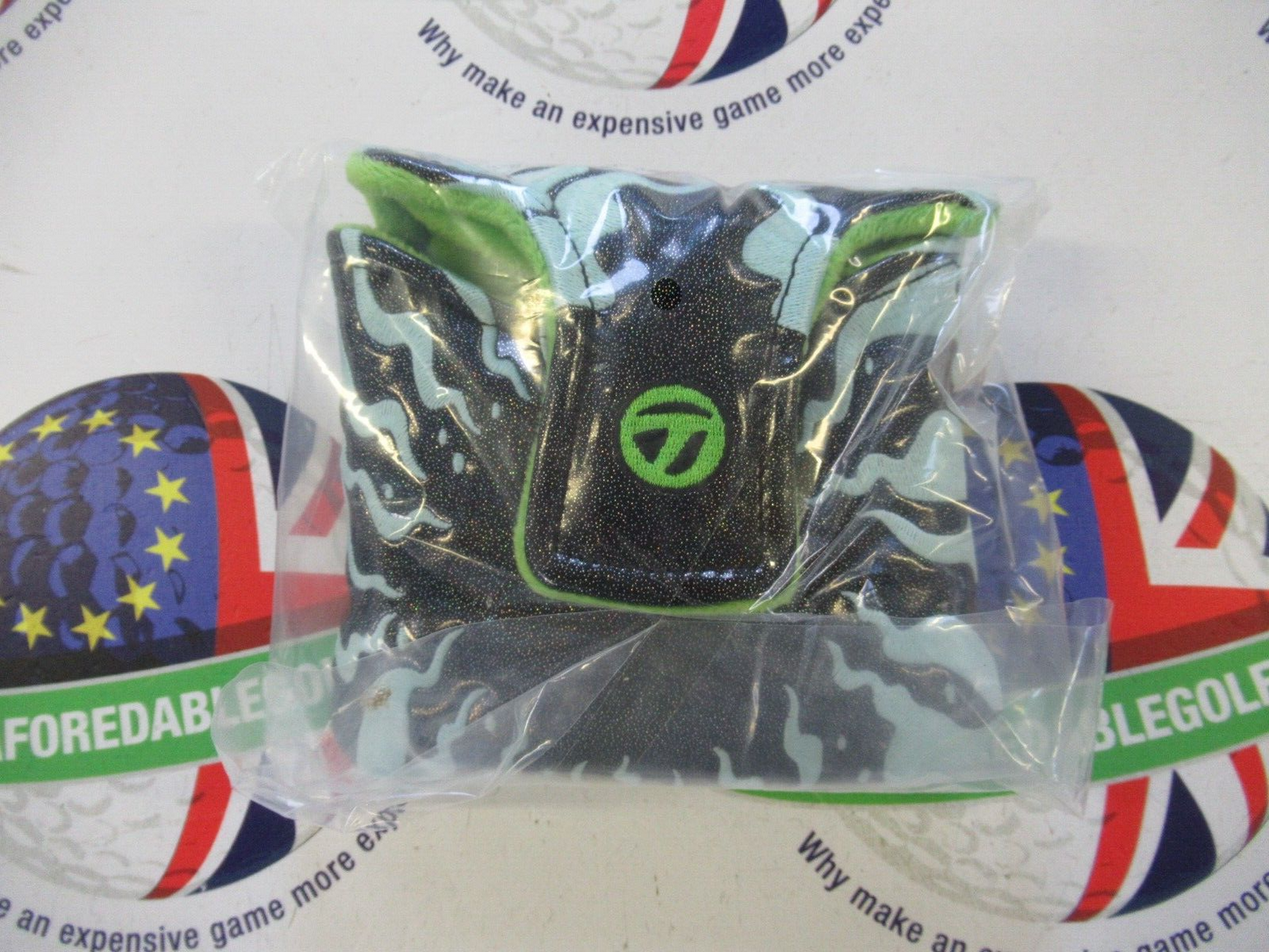 new taylormade vault limited edition little green man mallet putter head cover