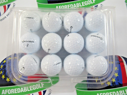 12 taylormade rbz white golf balls pearl/pearl 1 grade