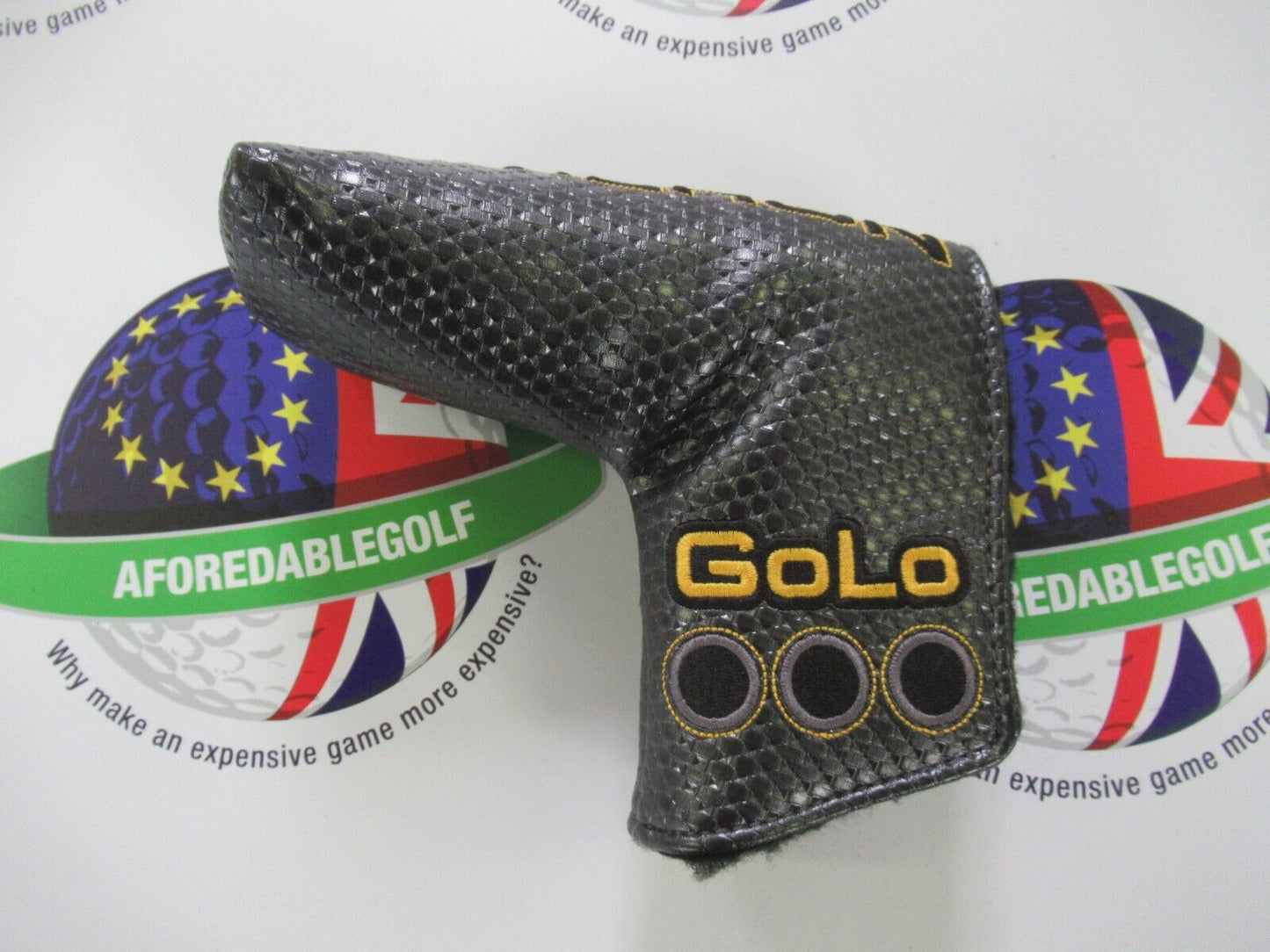 used scotty cameron golo blade putter head cover