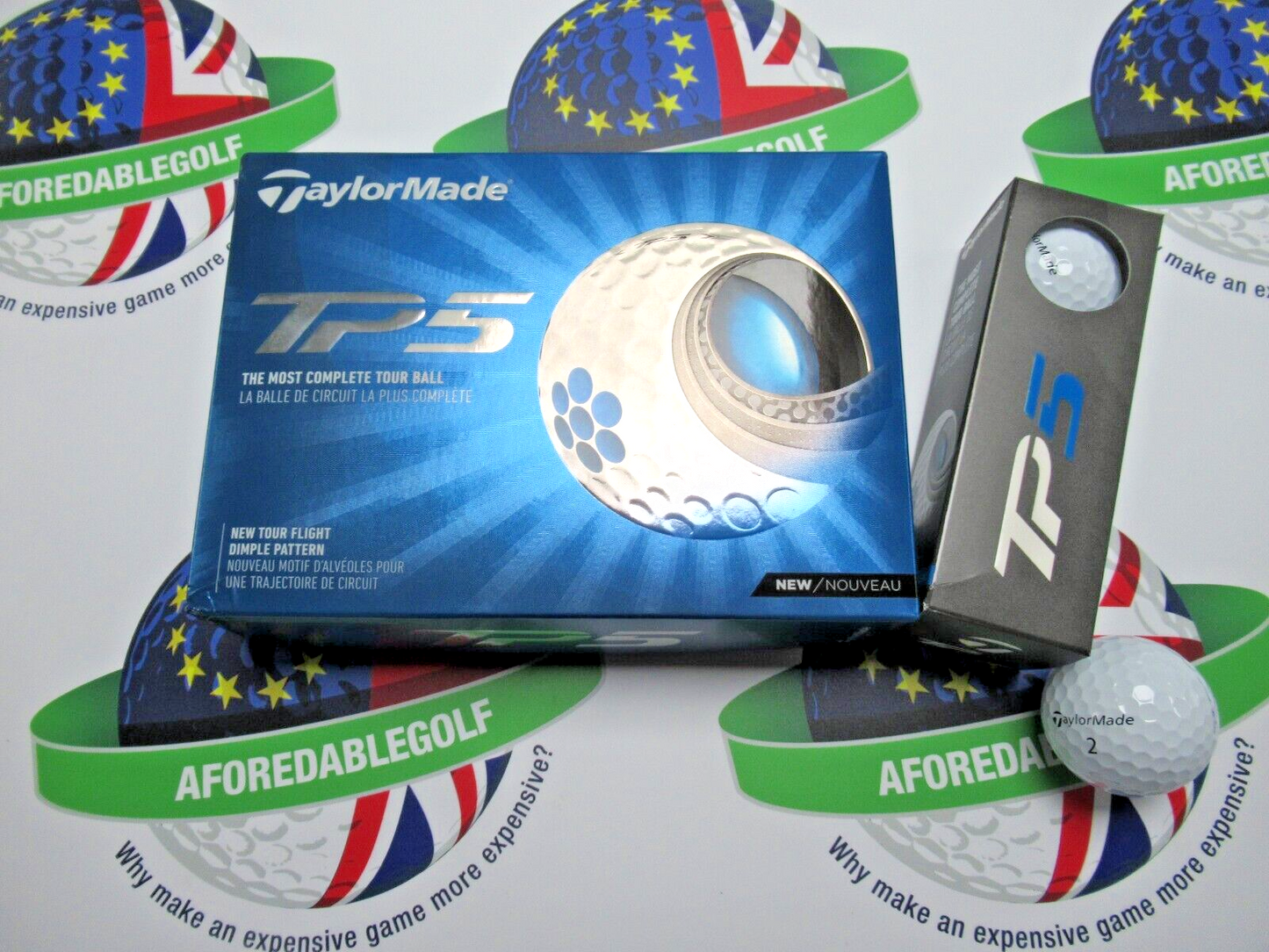 New 1 Dozen TaylorMade TP5 Golf Balls