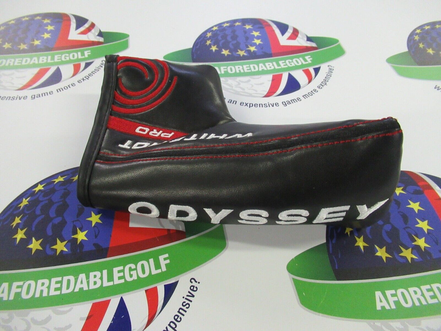 new odyssey white hot pro blade putter head cover