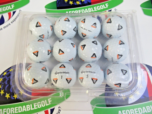 12 taylormade tp5 pix golf balls pearl/pearl 1 grade