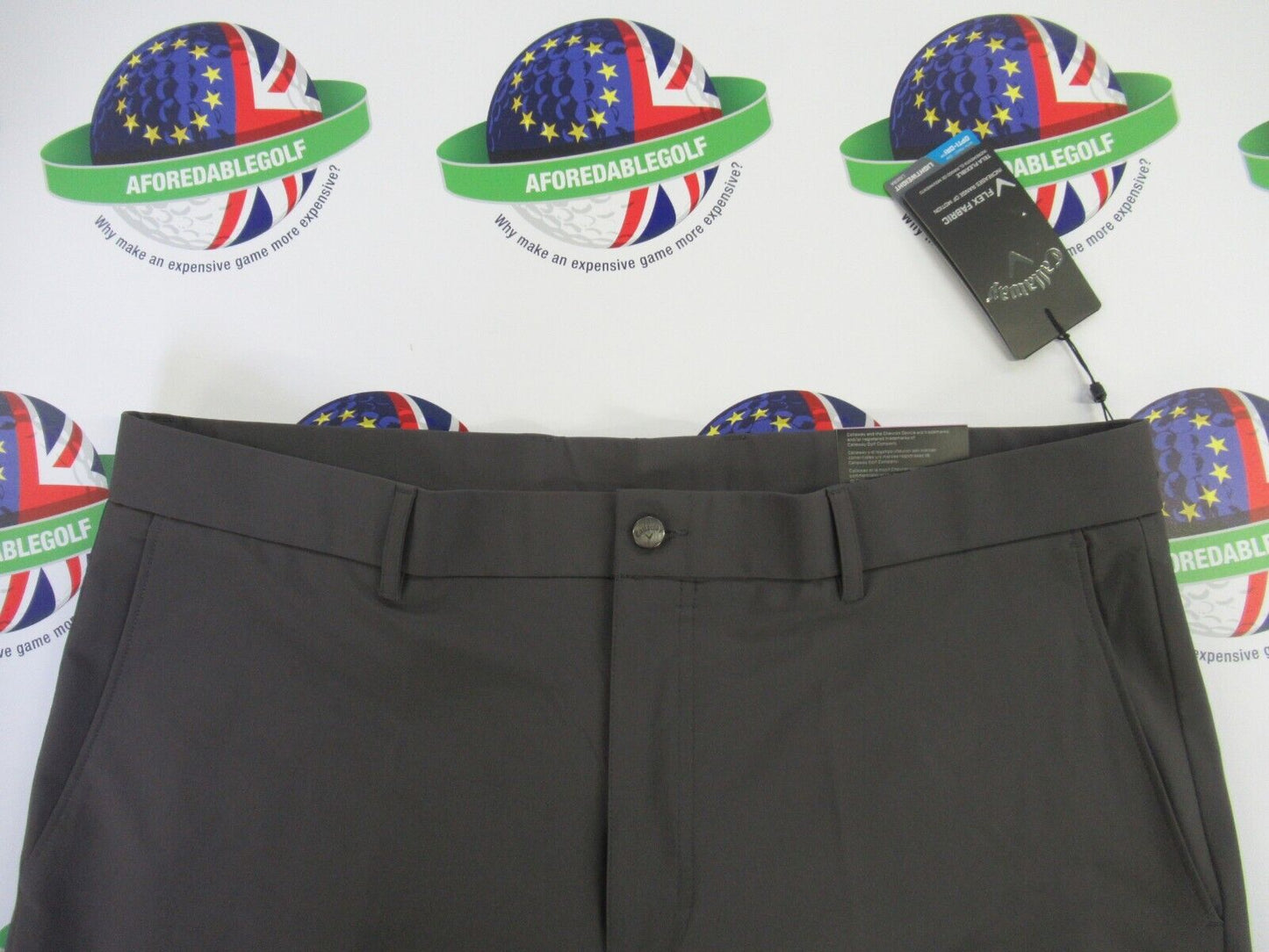 callaway chev II golf trousers grey waist 38" x leg 32"