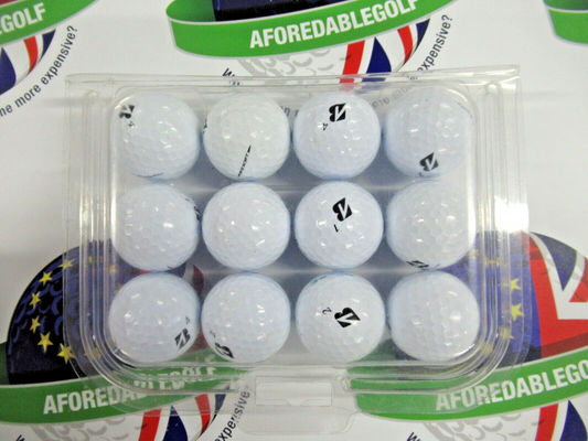 12 bridgestone e12 soft white golf balls pearl/pearl 1 grade