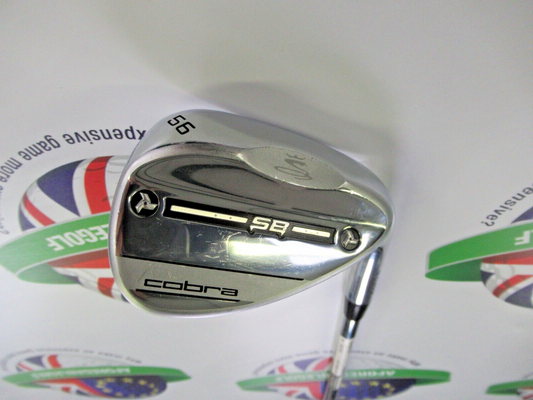 used cobra sb snakebite 56 degree 12 classic sand wedge kbs hi-rev 2.0 125 stiff