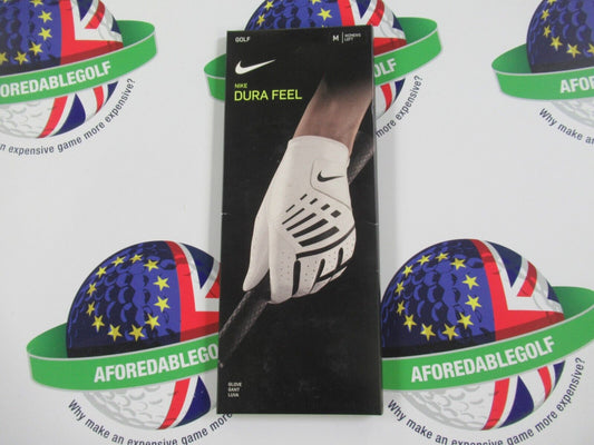 nike dura feel synthetic leather ladies golf glove left hand glove size medium