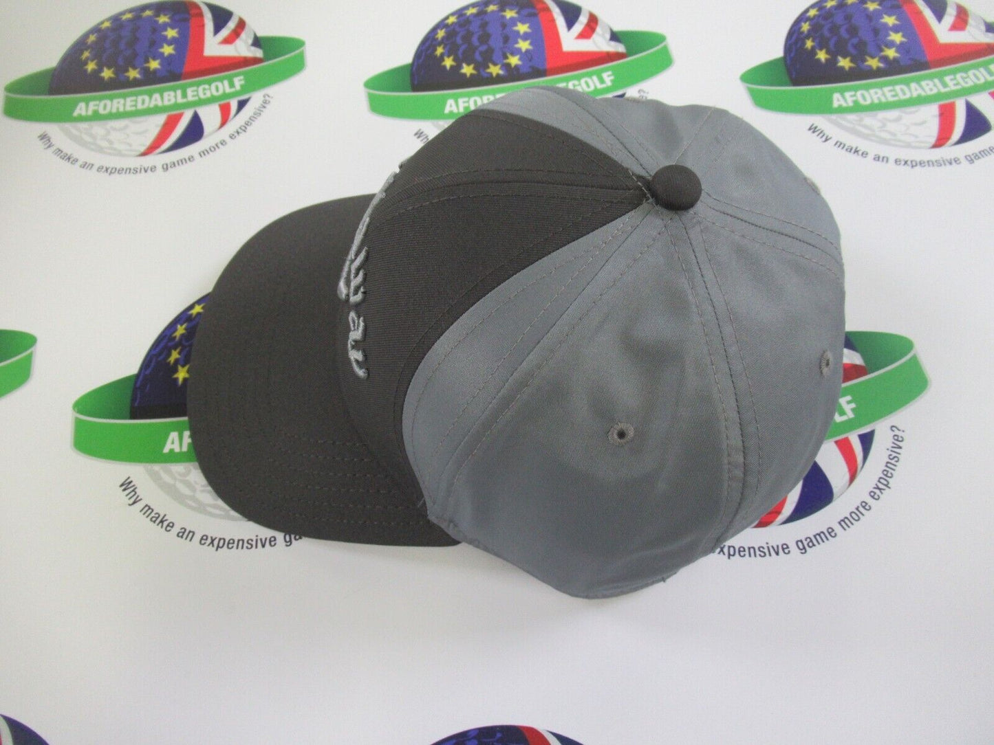 callaway golf high crown grey tone snap back adjustable golf cap