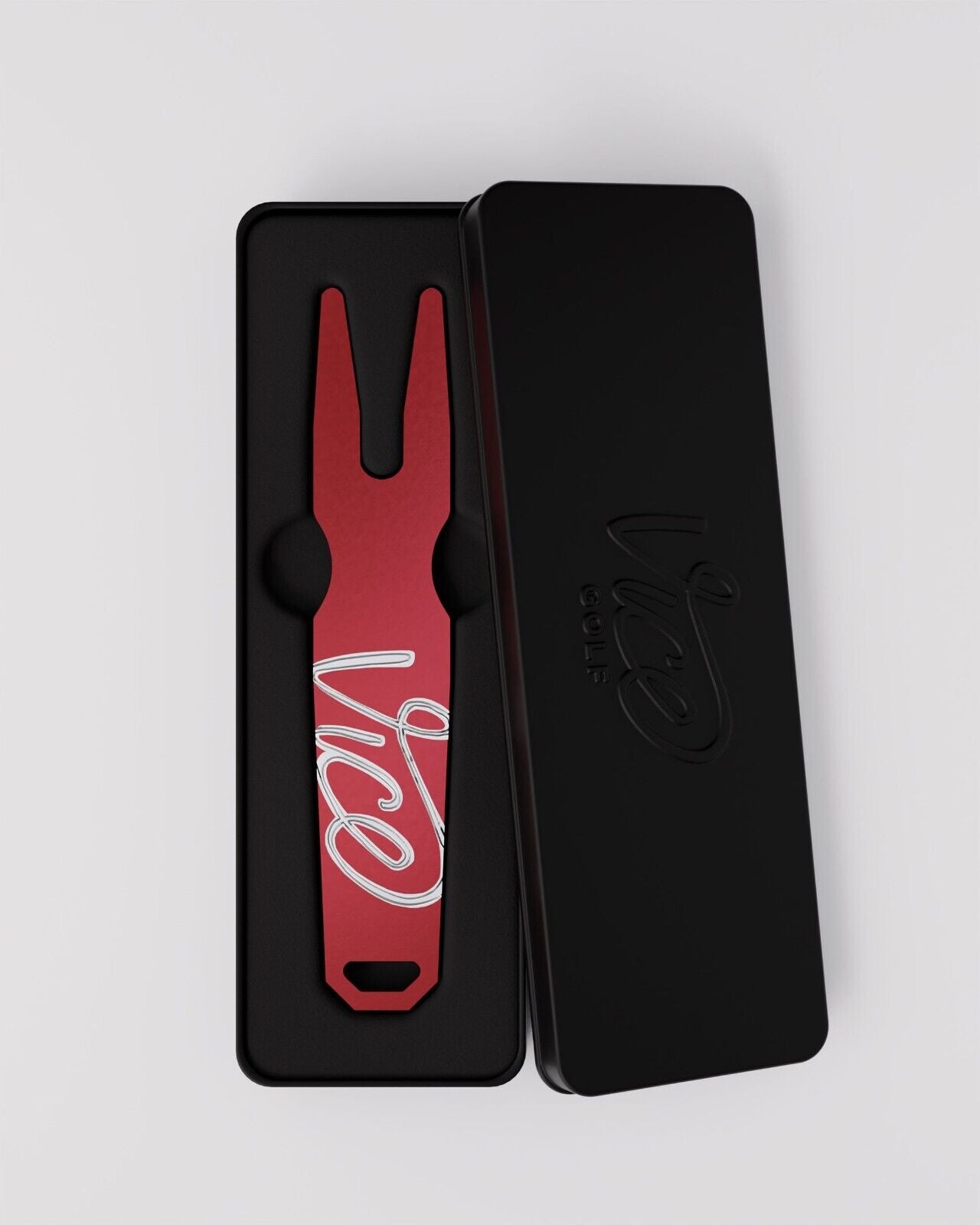 vice golf divot/pitch repair tool gator red
