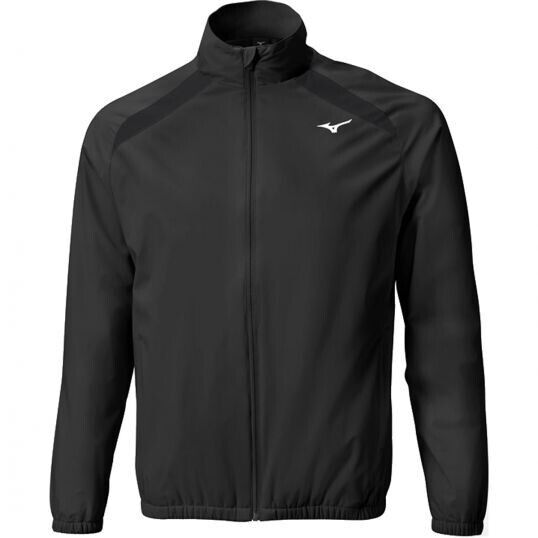 mizuno breath thermo move tech jacket black uk size small