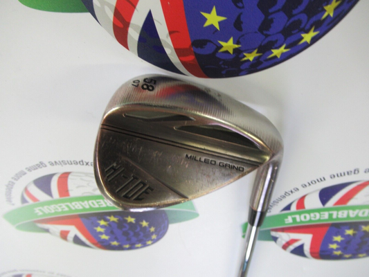 used taylormade hi-toe milled grind copper 58/07 wedge dynamic gold s200 tour issue