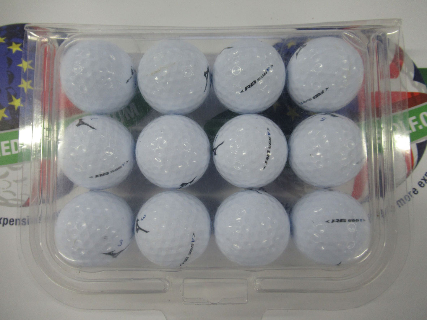 12 mizuno rb 566 v golf balls pearl/pearl 1 grade